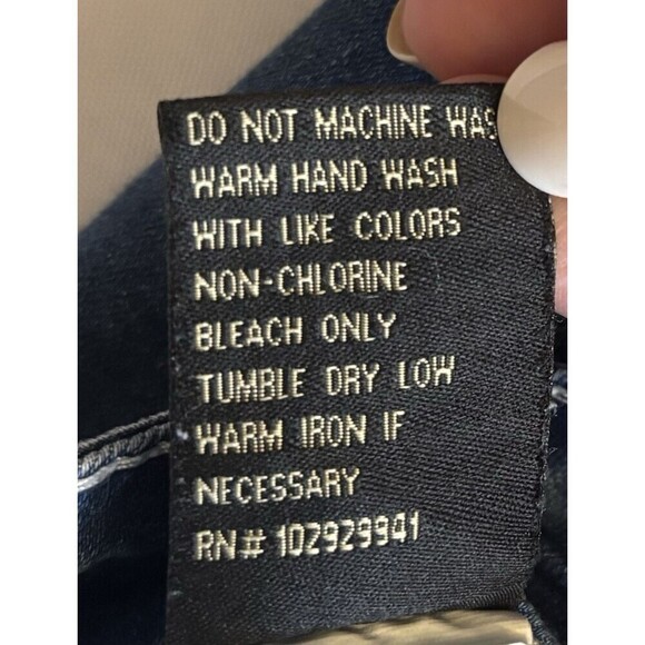 SUZANNE BETRO Denim Embroidered Flare Leg Crop Jeans Women 10 Mid Rise Stretch - Picture 11 of 15